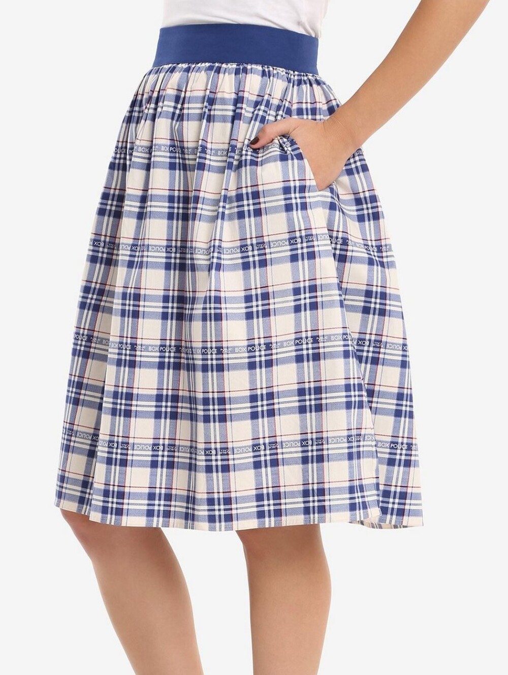 Her Universe Doctor Who Plaid Skirt